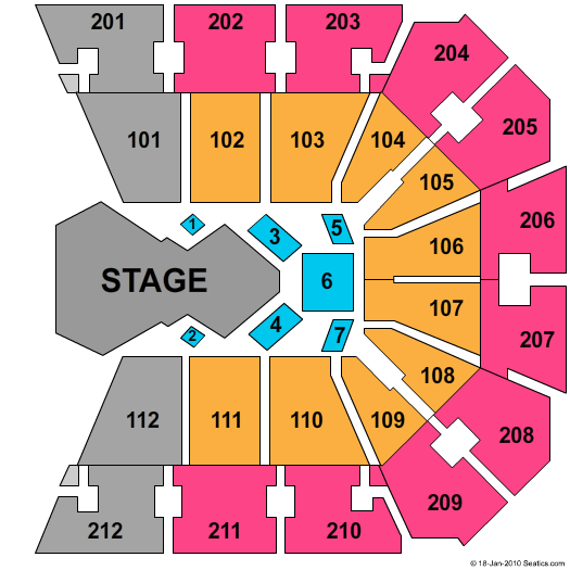 Truist Arena Cirque du Soleil Seating Chart